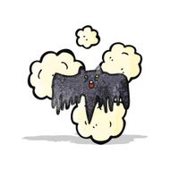 spooky halloween bat cartoon N3