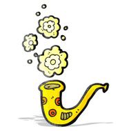 brass horn cartoon N2