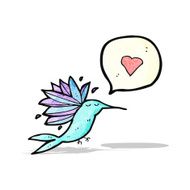 Cartoon Hummingbird N14