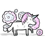 Cartoon Unicorn N17