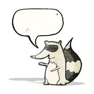 Cartoon Raccoon N11