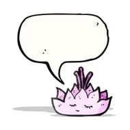 lotus flower cartoon character N3