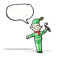 Cartoon Christmas Elf N61