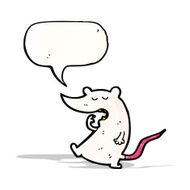 yawning mouse cartoon