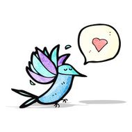 Cartoon Hummingbird N15