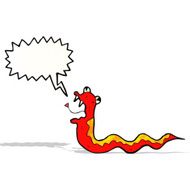 hissing snake cartoon N7