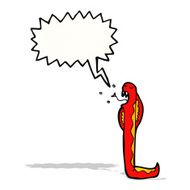 hissing snake cartoon N9
