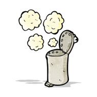 cartoon kitchen bin N9