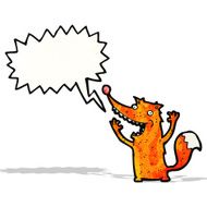cartoon excited fox N2