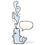 Cartoon Whale N34