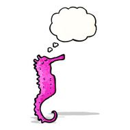 Cartoon Seahorse N25