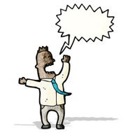 cartoon shouting man N23