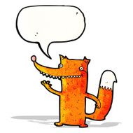 Happy fox cartoon N3