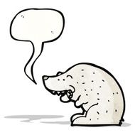 Cartoon Polar Bear N42