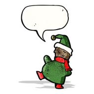 Cartoon Christmas Elf N62