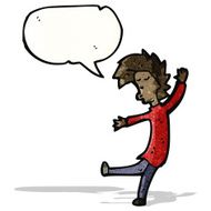 cartoon dancing man N26