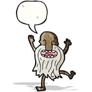 cartoon old man dancing N3