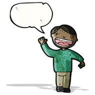 waving man cartoon