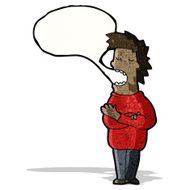 cartoon talking man N22