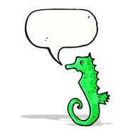 Cartoon Seahorse N27