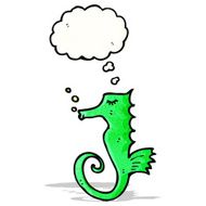 Cartoon Sea Horse N9