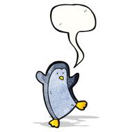 Cartoon penguin N40