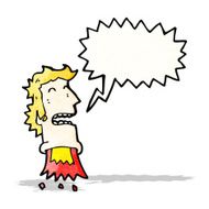 rocket head man with speech bubble