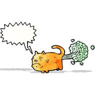 cartoon farting cat N4