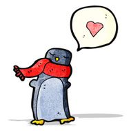 Cartoon penguin N41