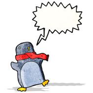 Cartoon penguin N42
