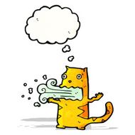 burping cat cartoon N7