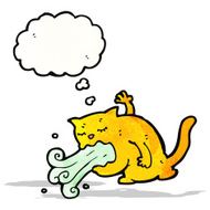 burping cat cartoon N8