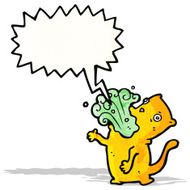 burping cat cartoon N9