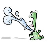 gross cartoon frog N2