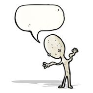 cartoon spooky alien N2