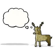 cartoon stag N11