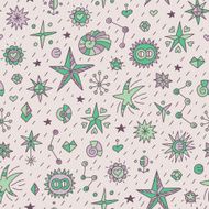 Seamless pattern with stars N4