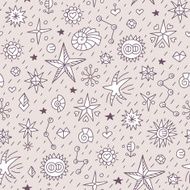 Seamless pattern with stars N5