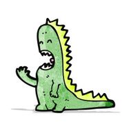 cartoon dinosaur N71