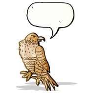 cartoon bird of prey