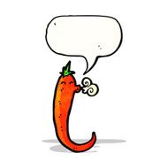 cartoon chili pepper N9