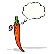 cartoon chili pepper N10