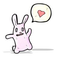 spooky rabbit cartoon N3