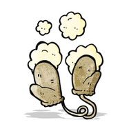 Cartoon Winter Mittens N4