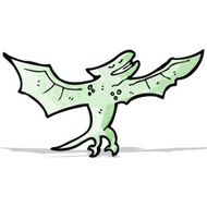 flying dinosaur cartoon