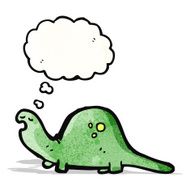 cartoon dinosaur N74