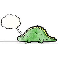 cartoon dinosaur N75