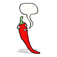 chili pepper with speech bubble N2