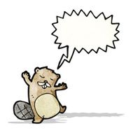 Cartoon Beaver N28