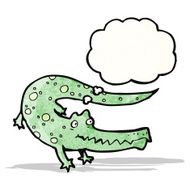 Cartoon Crocodile N33